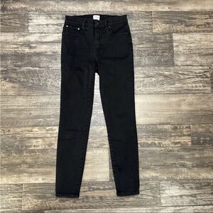 J. Crew Women's Classic Black Skinny Jeans